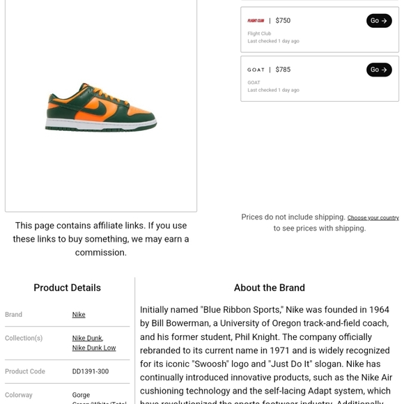 Nike Dunk Low "Miami Hurricanes" 10.5W / 9M - Picture 11 of 11